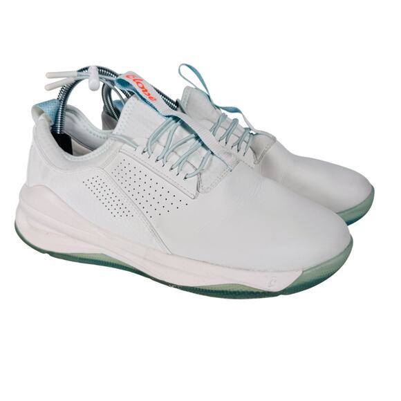 Clove We Support You Nursing Shoes Unisex Size W8.5/M7 White Low Top Lace Up‎